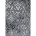 Concord Global Trading Concord Global 29664 3 ft. 3 in. x 4 ft. 7 in. Thema Large Damask - Teal; Gray 29664